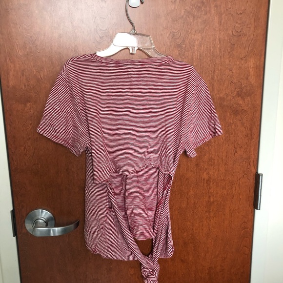 Jersey T-shirt with tie in the back - Picture 2 of 2